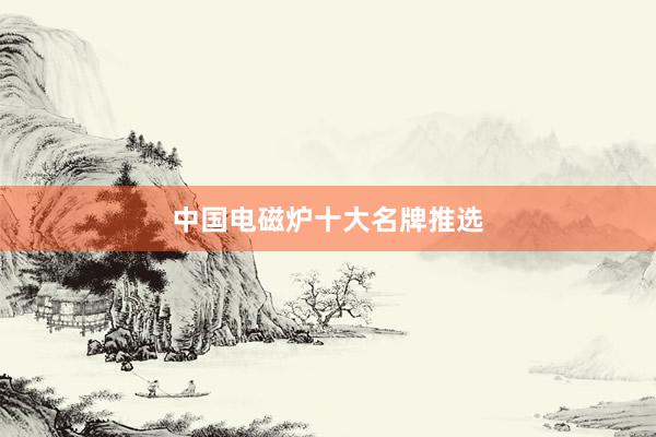中国电磁炉十大名牌推选
