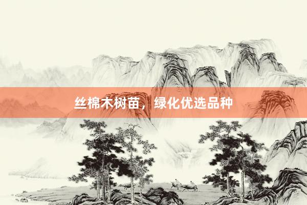 丝棉木树苗，绿化优选品种